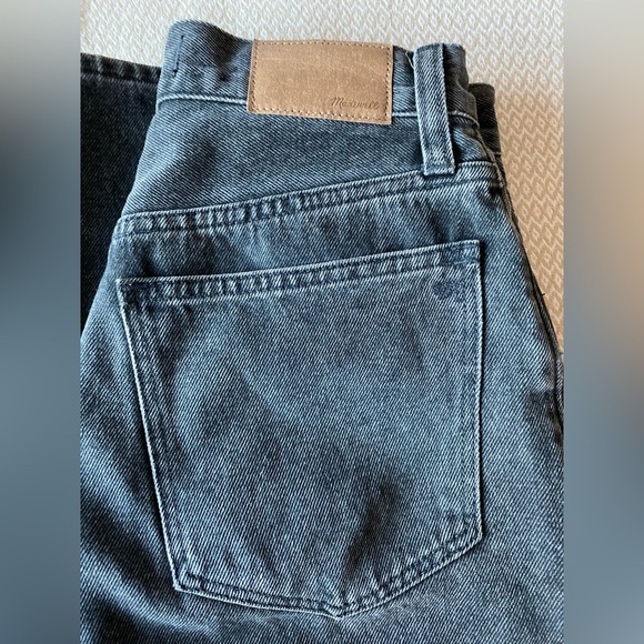 Madewell Tall Baggy Tapered Jeans in Mackinnon Wash Black Straight Leg Women's - Picture 9 of 9